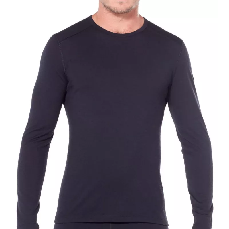 Icebreaker 200 Oasis L/S Crewe - Preto (XL)