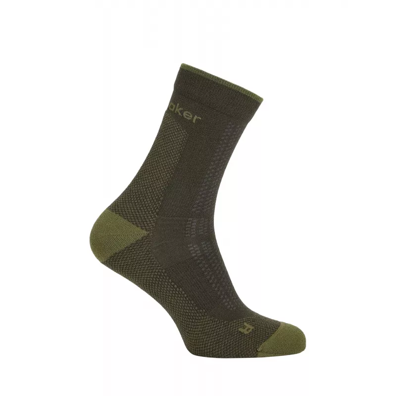 Meias Icebreaker Hike+ Ultralight Quarter homem Dark Loden