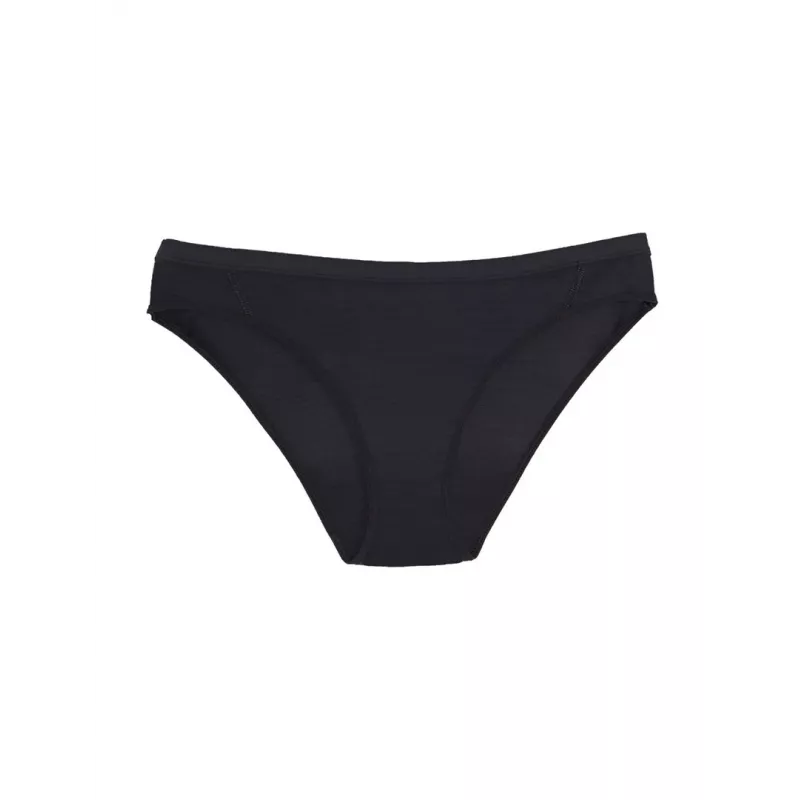 Icebreaker homem 103164001 cuecas bikini de lã merino preto