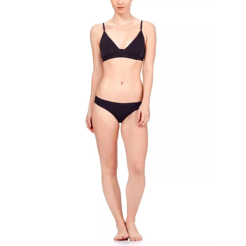 Icebreaker homem 103164001 cuecas bikini de lã merino preto