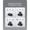 Docking station Icy Box Club Case 2925 4 baías – 2x M.2 NVMe e 2x 2.5/3.5 SATA HDD/SSD, USB 3.2 Gen 2 (10 Gbps)