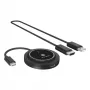 Icy Box IB-WL101 kit extensor HDMI sem fios - transmissor e recetor USB-C para HDMI, Full HD 1080p, alcance 30m, preto