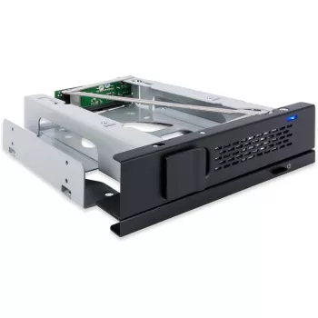 ICY DOCK TurboSwap MB171SP-1B Rack móvel sem bandeja para HDD/SSD SATA 3,5 inch para baía 5,25 inch