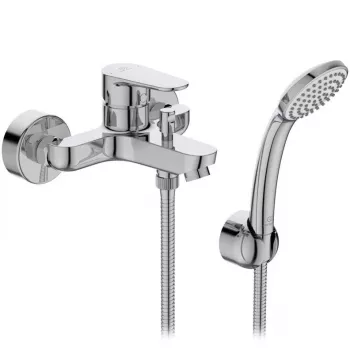 Misturadora de banheira Ideal Standard BC706AA Cerafine O, cromado, montagem na parede, monocomando