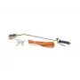 Queimador de teto a gás IDEALGAS Longo 100cm Bico FI 60mm + Mangueira 3m