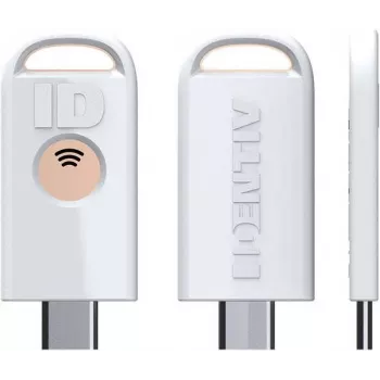 Identiv 905602 Leitor de cartão inteligente por contacto - USB 2.0, EMV Level 1, PC/SC CCID, preto