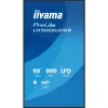 Ecrã de sinalização digital IIYAMA LH5066UHSB-B1AG 50 polegadas 4K UHD IPS com Android, 2x HDMI, USB-C, 500 cd/m²