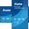 IIYAMA LH6566UHSB-B1AG 65 polegadas 4K UHD ecrã de sinalização digital com Android 11, 500 cd/m², 2x HDMI, USB-C, DP, WiFi, funcionamento 18/7
