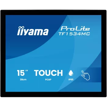 Monitor tátil IIYAMA ProLite TF1534MC-B8X 15 polegadas XGA TN, HDMI, DP, VGA, USB