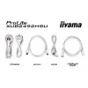 Monitor iiyama ProLite XUB2492HSU-W6 24 polegadas IPS Full HD 100Hz com hub USB, 0,4 ms, branco