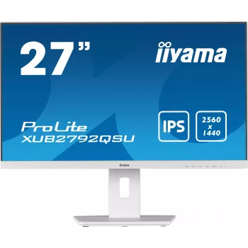 IIYAMA XUB2792QSU-W5 Monitor Empresarial 27 polegadas WQHD IPS LED - Branco