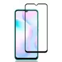iLike Protetor de ecrã em vidro temperado 2.5D Full Glue com moldura preta para Xiaomi Redmi 9A