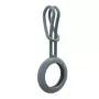 iLike AirTag porta-chaves com capa de silicone cinzento azul