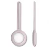 Capa com argola para chaveiro em silicone iLike para AirTag rosa