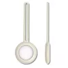 iLike AirTag Porta-Chaves de Silicone com Argola Branco