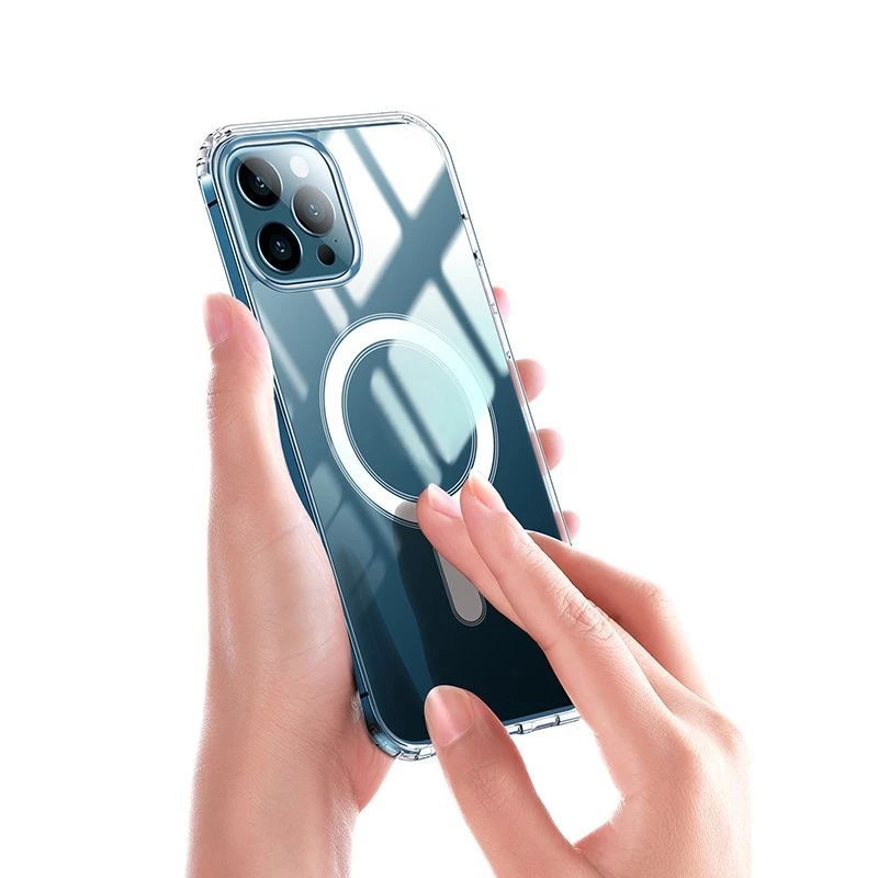 Capa Mag anti-impacto iLike 1,5 mm para Samsung Galaxy A17 4G / A17 5G transparente Big Hole