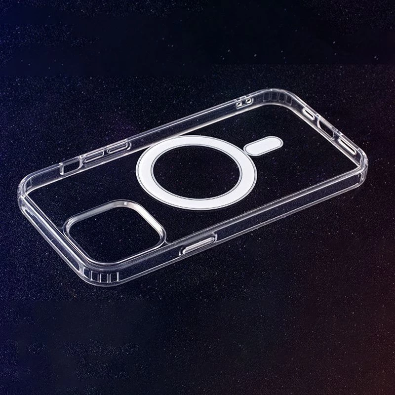 Capa Mag anti-impacto iLike 1,5 mm para Samsung Galaxy A17 4G / A17 5G transparente Big Hole