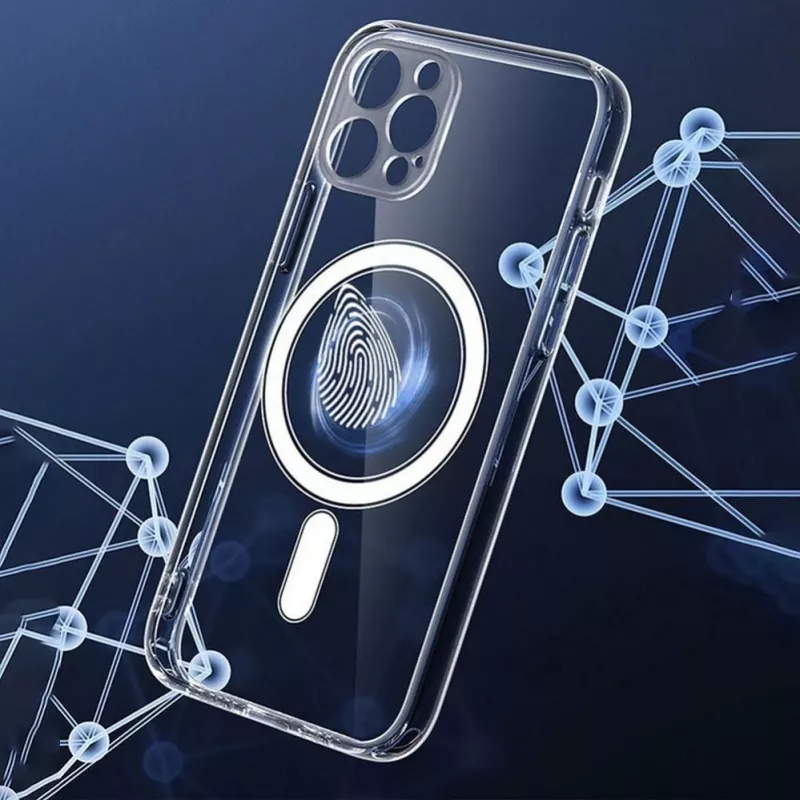 Capa iLike para Apple iPhone 16 Pro Clear Mag compatível com MagSafe transparente