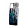Capa iLike Apple Gold Glam para iPhone 14 Pro 6,1 polegadas com penas