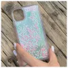 Capa de silicone iLike para Apple iPhone 11 Water Glitter rosa