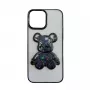 Capa de silicone iLike para Apple iPhone 13 Print Desire Bear Preto