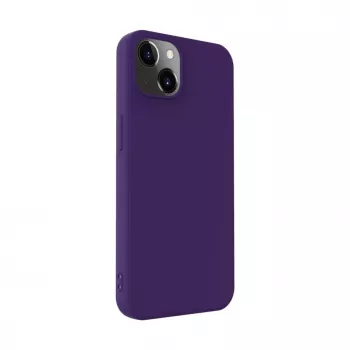 iLike Capa de silicone nano para Apple iPhone 14 roxa-escura