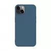 Capa de silicone nano iLike para Apple iPhone 14 azul meia-noite