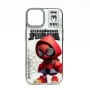 Capa de PC e silicone iLike para Apple iPhone 14 Spider Sense branco vermelho