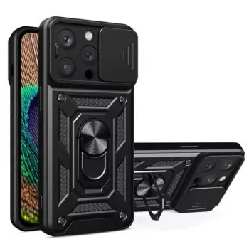 iLike Capa Armor Camshield para Apple iPhone 14 Pro Max Preto