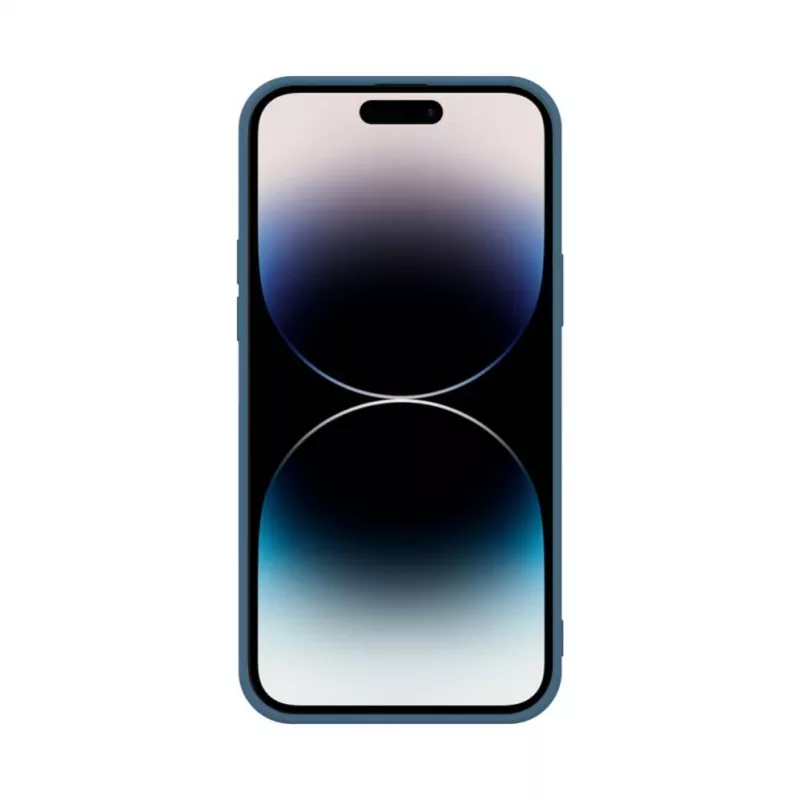 iLike Capa de silicone nano para Apple iPhone 14 Pro Max azul meia-noite