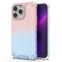 Capa iLike Armored Protect rosa e azul para Apple iPhone 14 Pro Max