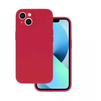 Capa de silicone Lite iLike para Apple iPhone 14 Pro Max rosa framboesa