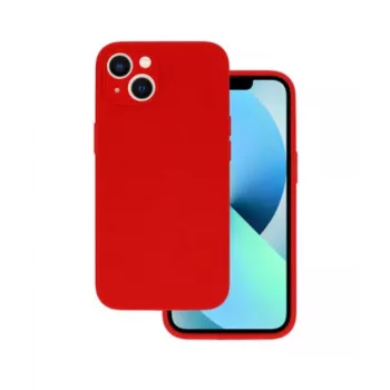 Capa de silicone Lite iLike para Apple iPhone 14 Pro Max vermelha