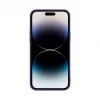 iLike Capa de silicone nano para Apple iPhone 14 Pro roxa-escura