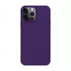 iLike Capa de silicone nano para Apple iPhone 14 Pro roxa-escura