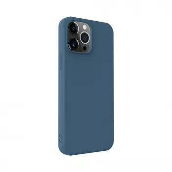 Capa de Silicone Nano iLike para Apple iPhone 14 Pro Azul Meia-noite