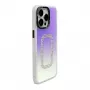 iLike Apple iPhone 15 Capa traseira quadrada Laser Shell Transparente