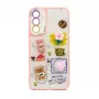 Capa EPOXY CARTOON iLike para Apple iPhone 15 Pro rosa