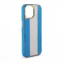 iLike Apple iPhone 15 Pro Max Diamonds and Leather Case azul