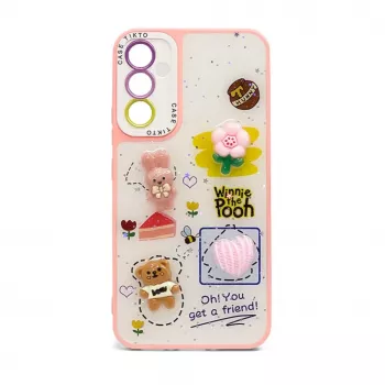 Capa Epoxy Cartoon iLike para Apple iPhone 15 Pro Max rosa