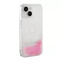 iLike Capa de Silicone Water Glitter Rosa para Apple iPhone 15