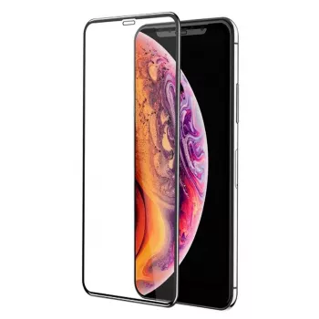 iLike Película de Vidro Temperado 3D Curved Edge para Apple iPhone X/Xs Preto