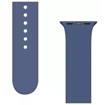 Pulseira de silicone iLike APS para Apple Watch Ultra / 8/7/6/5/4/3/2 / SE (45/44/42mm) Sportband - Azul