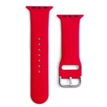 iLike Bracelete de silicone APS para Apple Watch Ultra / Series 8/7/6/5/4/3/2/SE (49/45/44/42mm) - vermelha