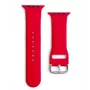 iLike Bracelete de silicone APS para Apple Watch Ultra / Series 8/7/6/5/4/3/2/SE (49/45/44/42mm) - vermelha