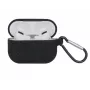 iLike capa de silicone trançado para Apple AirPods Pro - Preto