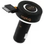 Carregador de carro compacto iLike CCU1000IPH 1A para iPod iPhone 4 4S 30Pin com cabo enrolável preto