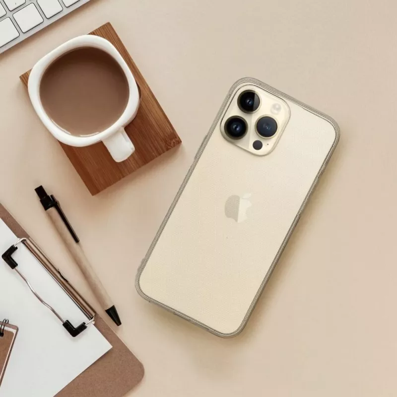 iLike Clear Case para iPhone 17 Pro / 18 Pro (borda inferior da câmara) 2 mm Transparente