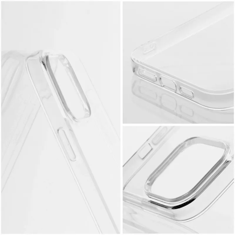 iLike Clear Case para iPhone 17 Pro / 18 Pro (borda inferior da câmara) 2 mm Transparente