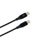Cabo de carregamento iLike Evelatus USB-C para USB-C CTT01 preto 1m 60W